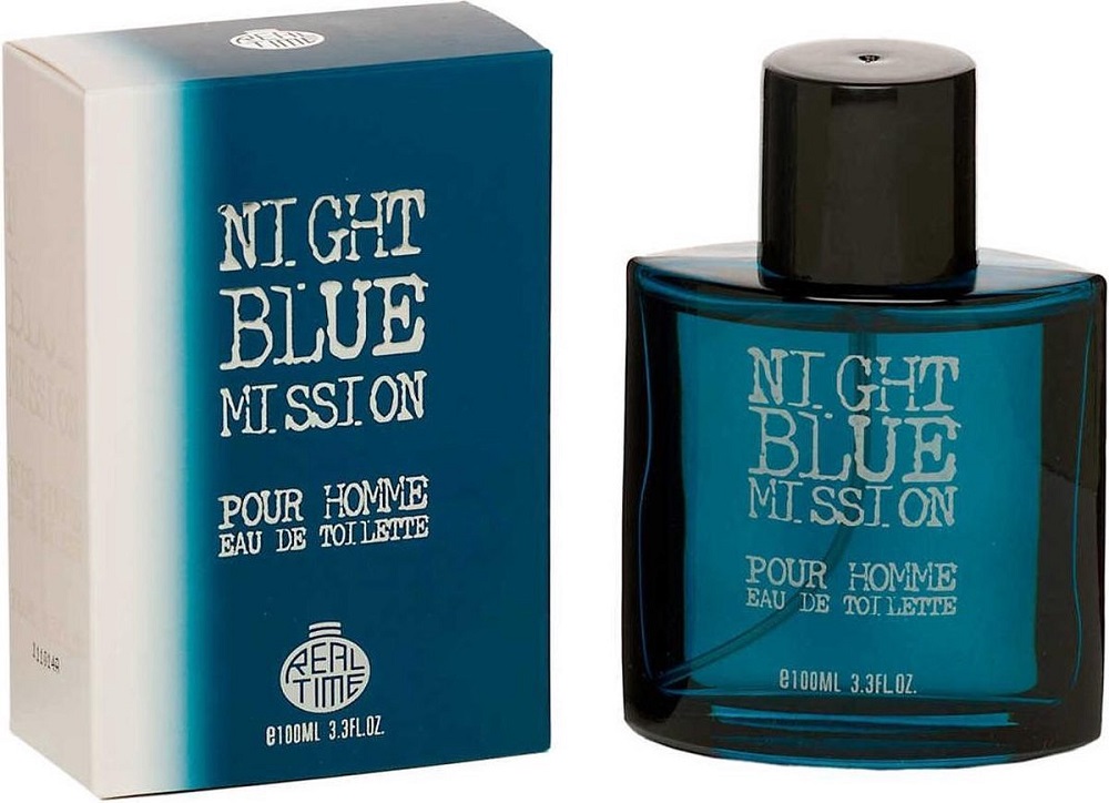 Real Time Night Blue Mission Pour Homme Eau de Toilette