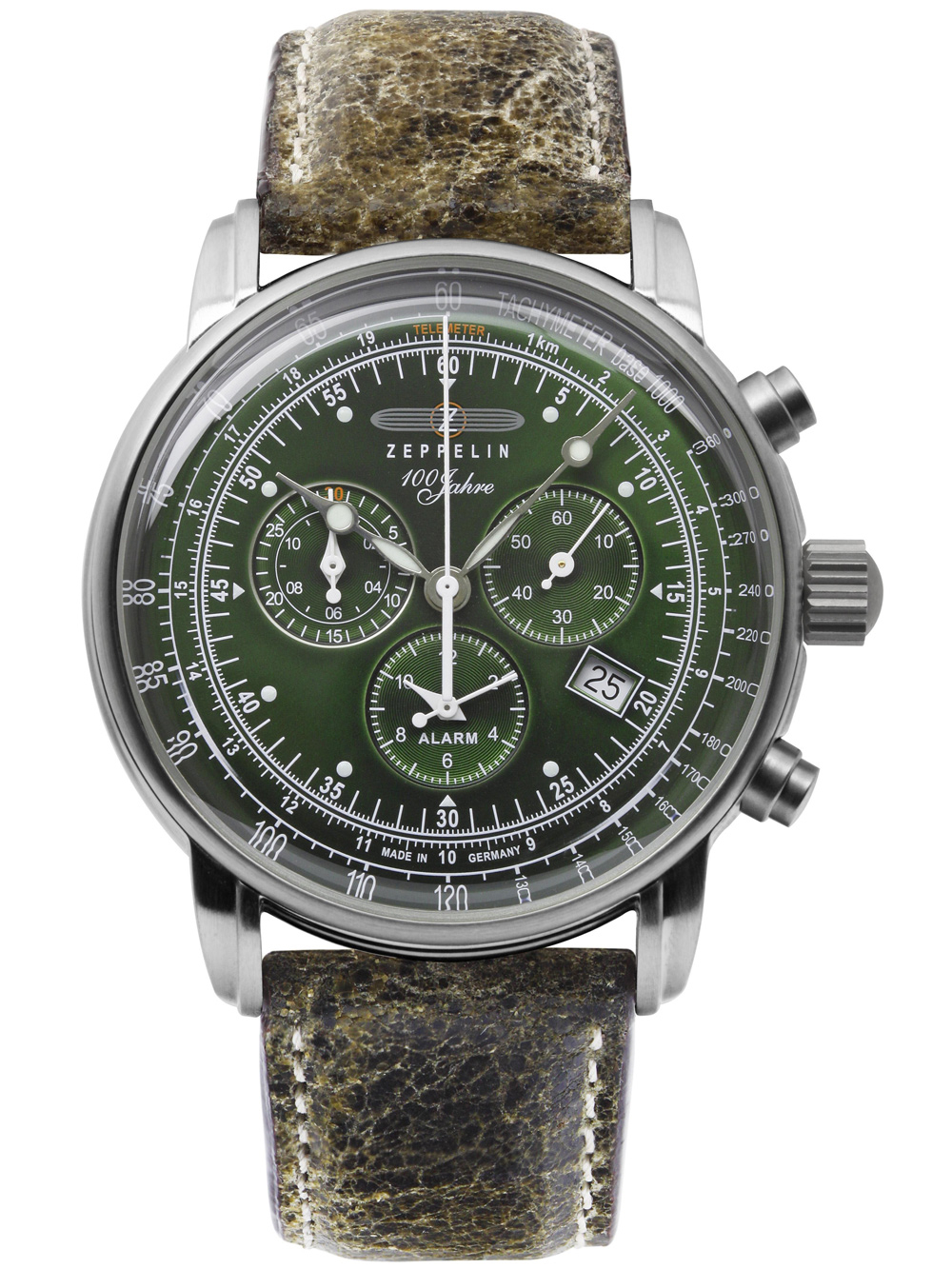 Zeppelin 8680-4 100 years Chrono Men's 42mm 5ATM