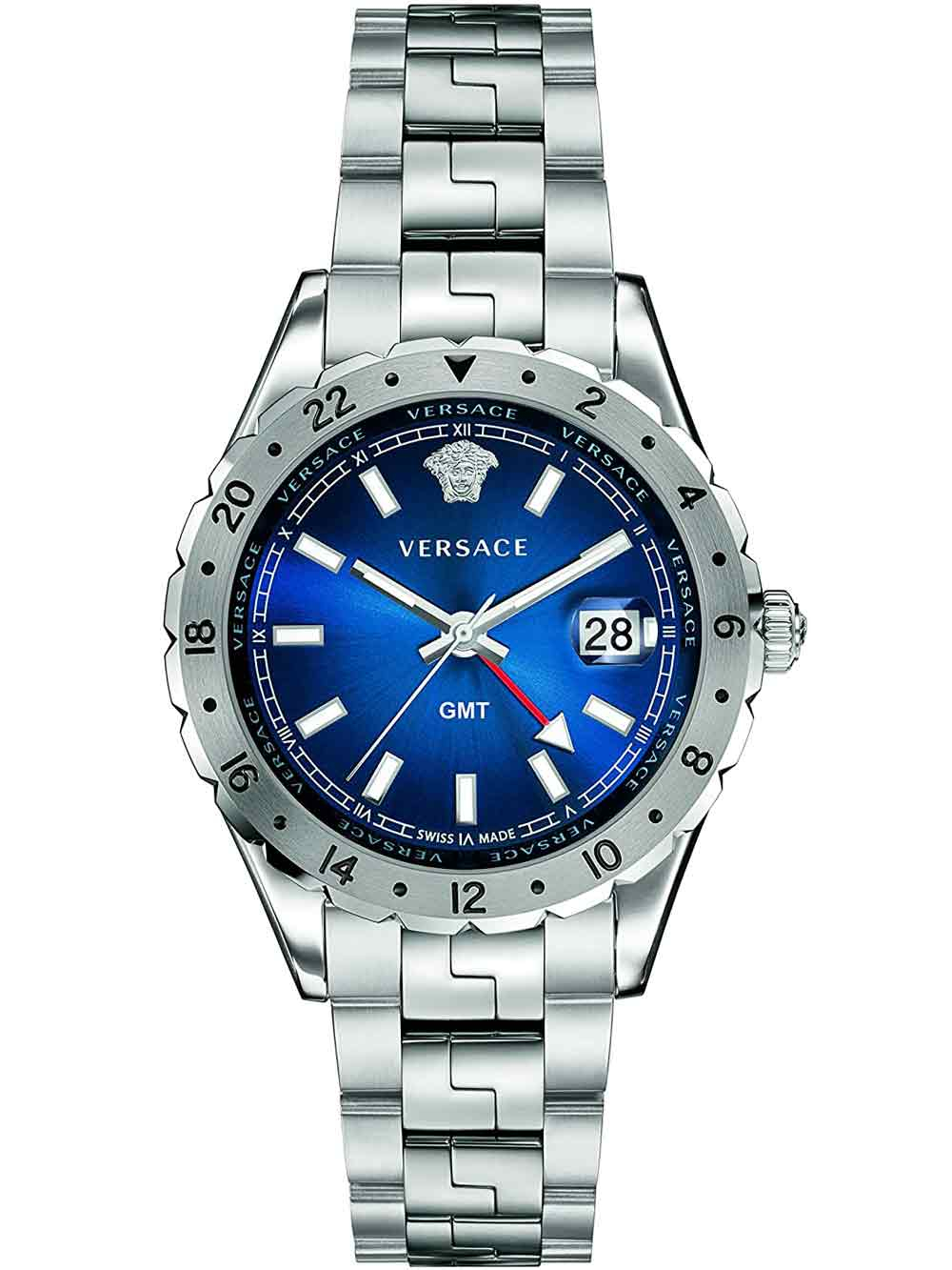 Versace V11010015 Hellenyium GMT men`s watch 42mm 5ATM