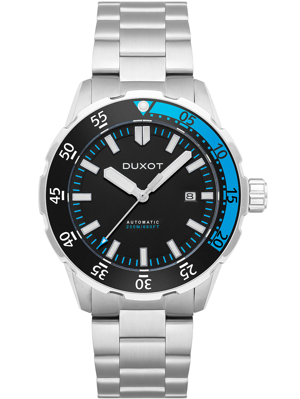 Duxot DX-2035-33 Mergulho Automatic Mens Watch 44mm 20ATM