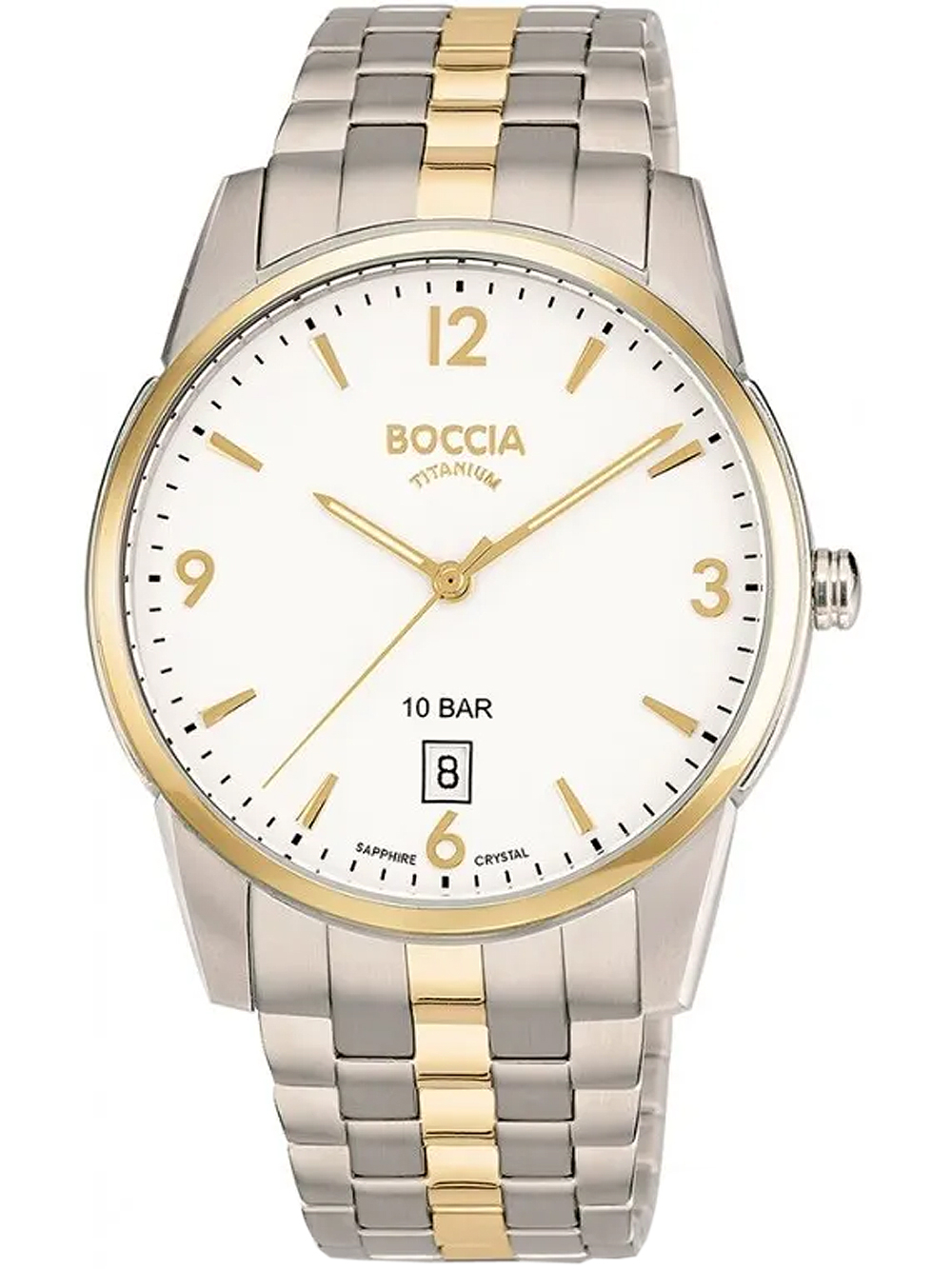 Boccia 3632-03 Men`s Watch Titanium 40mm 10ATM