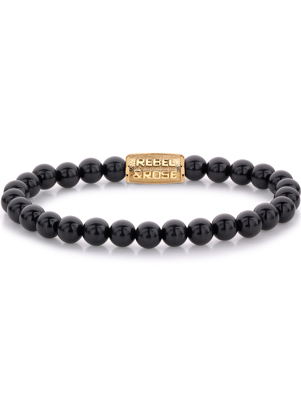 Rebel & Rose Bracelet Black Velvet RR-60100-G-L mens