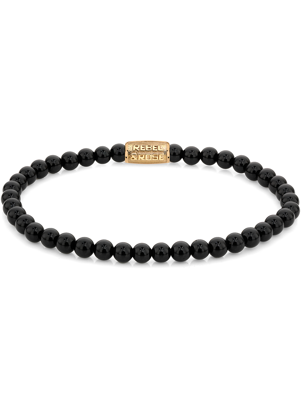 Rebel & Rose Bracelet Black Velvet RR-40108-G-XS ladies