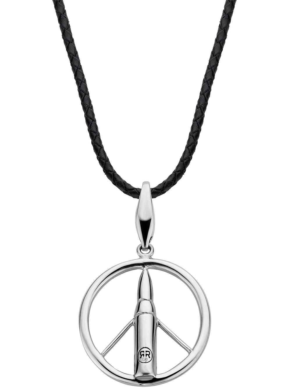 Rebel & Rose RR-NL017-S-L Make Love Not War Unisex Necklace 70cm