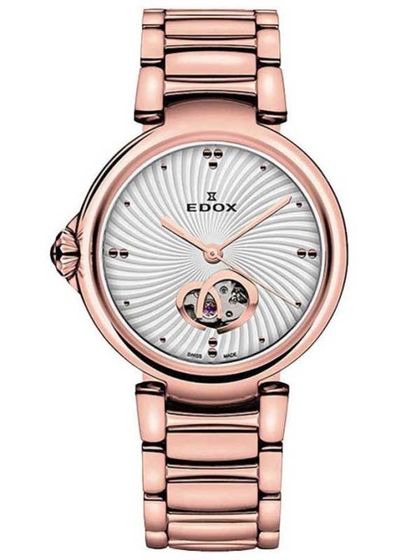 Edox 85025-37RM-AIR LaPassion Automatic Ladies Watch 33mm 5ATM