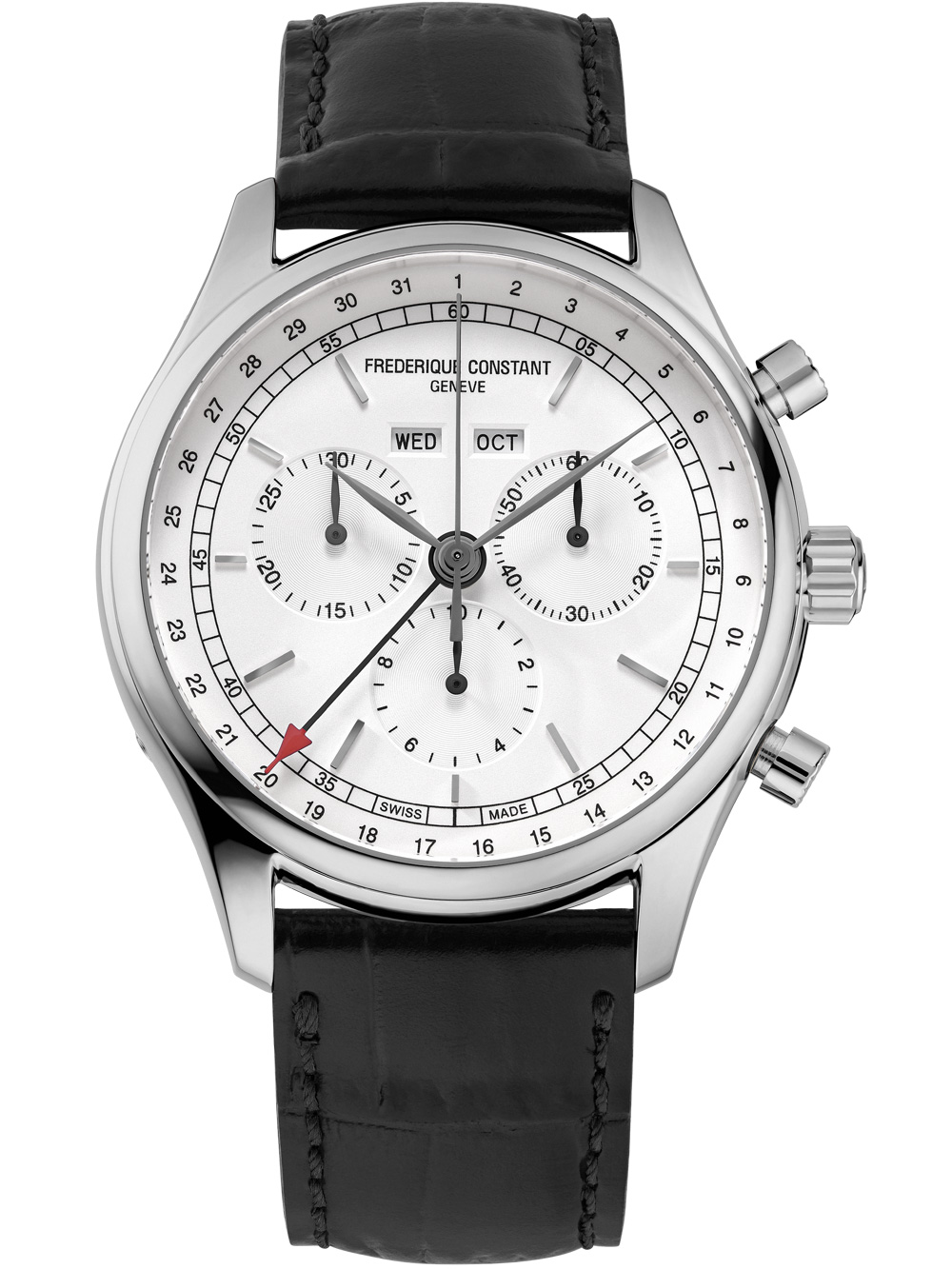 Frederique Constant FC-296SW5B6 Triple Calender Chronograph Mens Watch 40mm