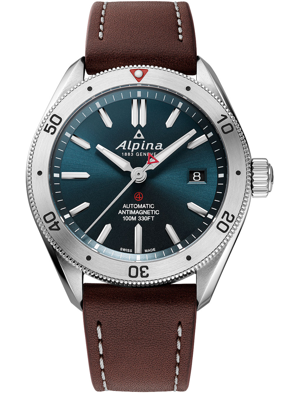 Alpina AL-525N4AQ6 Alpiner 4 Automatic Mens Watch 40mm 10ATM