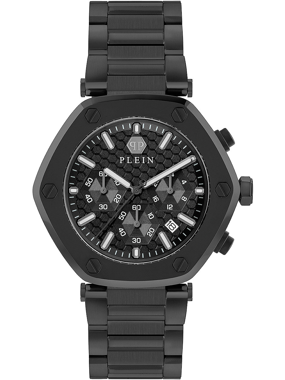 Philipp Plein PWZBA0623 The Hexagon Chronograph Unisex Watch 42mm 5ATM