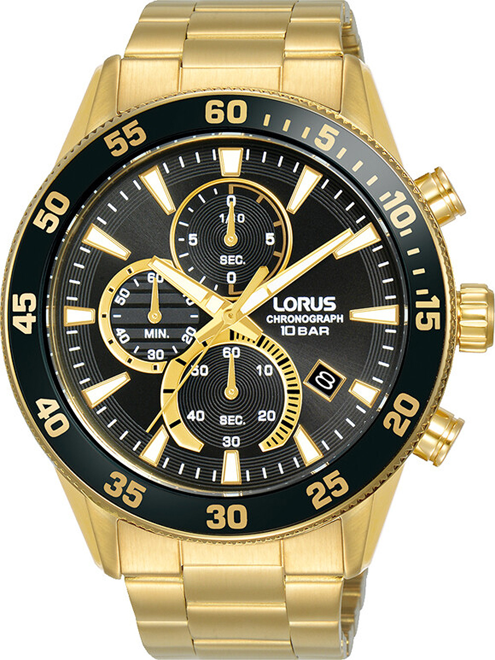 Lorus RM330JX9 Chronograph Mens Watch 46mm 10ATM