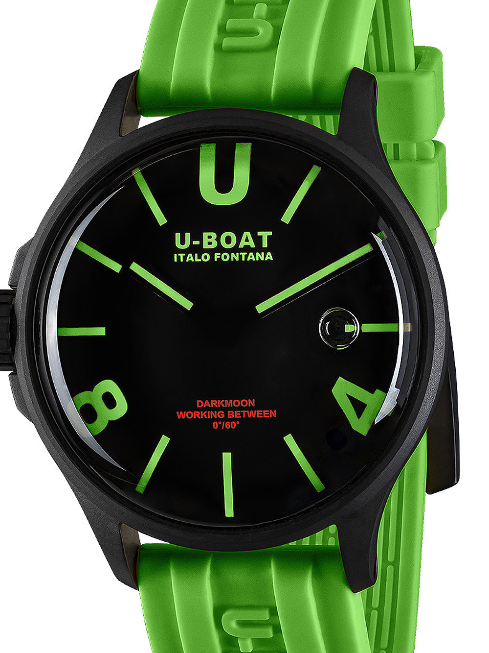 U-Boat 9534/A Darkmoon Green IPB Mens Watch 44mm 5ATM