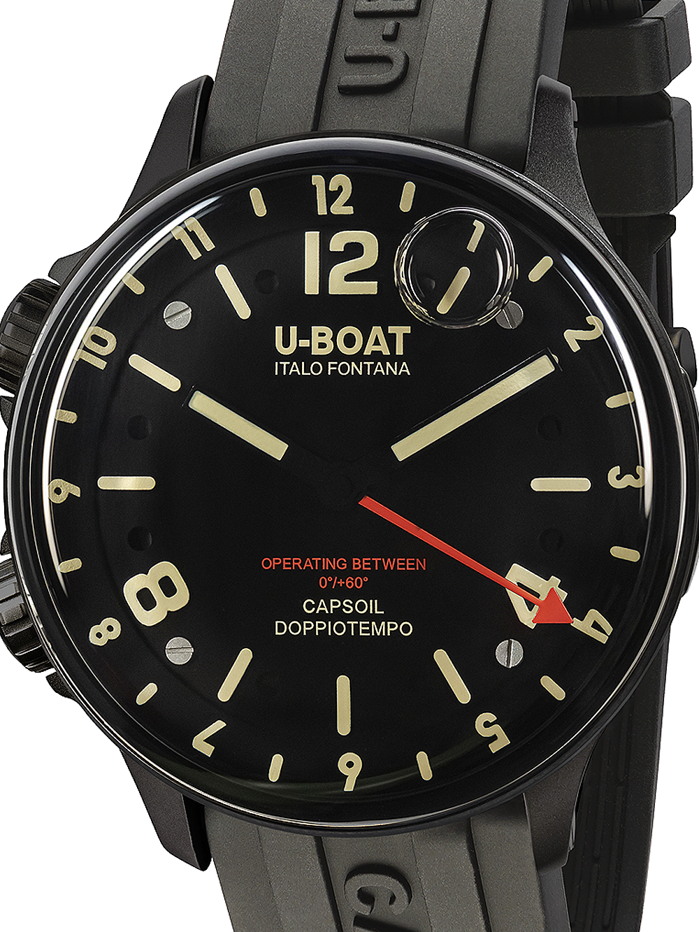 U-Boat 8770/A Capsoil Qs. Doppiotempo DLC 45mm 10ATM