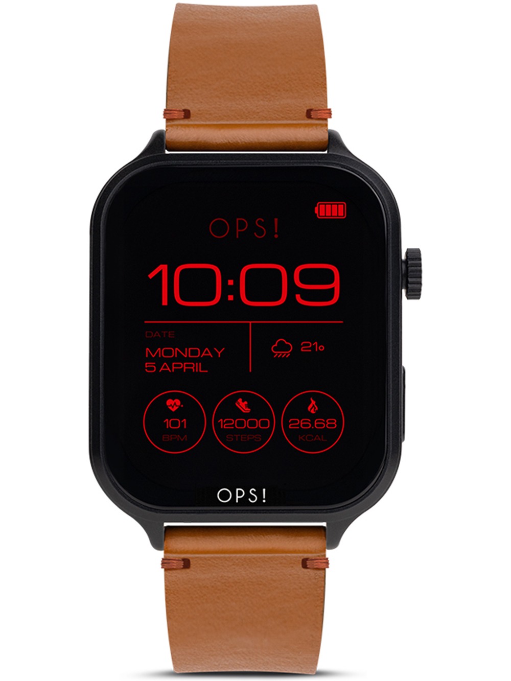 OPS!SMART OPSSW-46 Call Max Amoled unisex Smartwatch 41.5 mm 