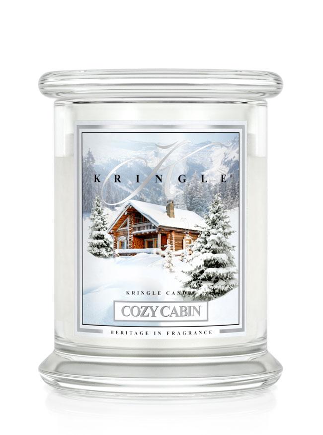 Kringle Candle COZY CABIN μεσαίο αρωματικό κερί 2 φυτιλιών (411 g)