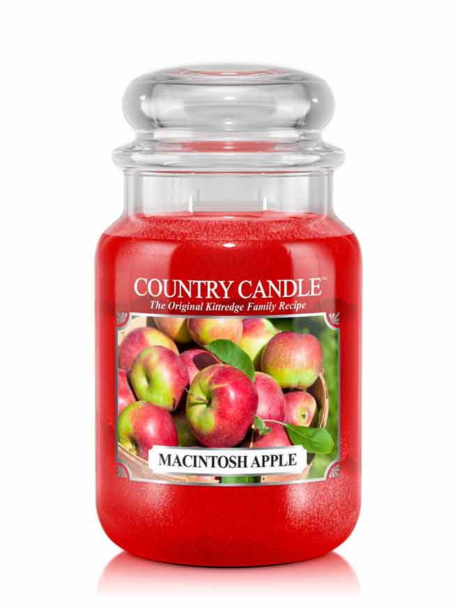 Country Candle Macintosh Αρωματικό κερί μήλου μεγάλο 2-φιτίλι (652 g)