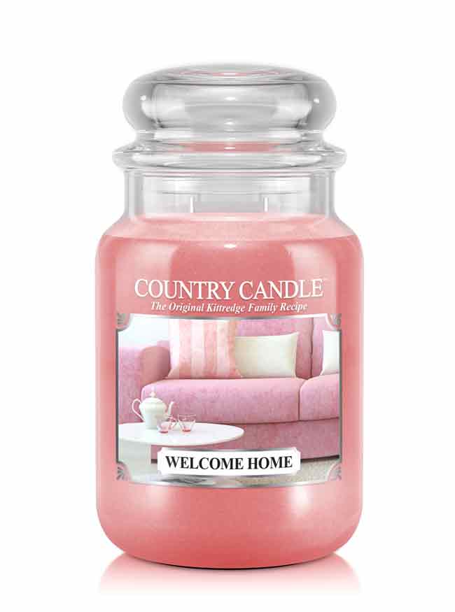 Country Candle Welcome Home μεγάλο αρωματικό κερί με 2 φιτίλι (652 g)