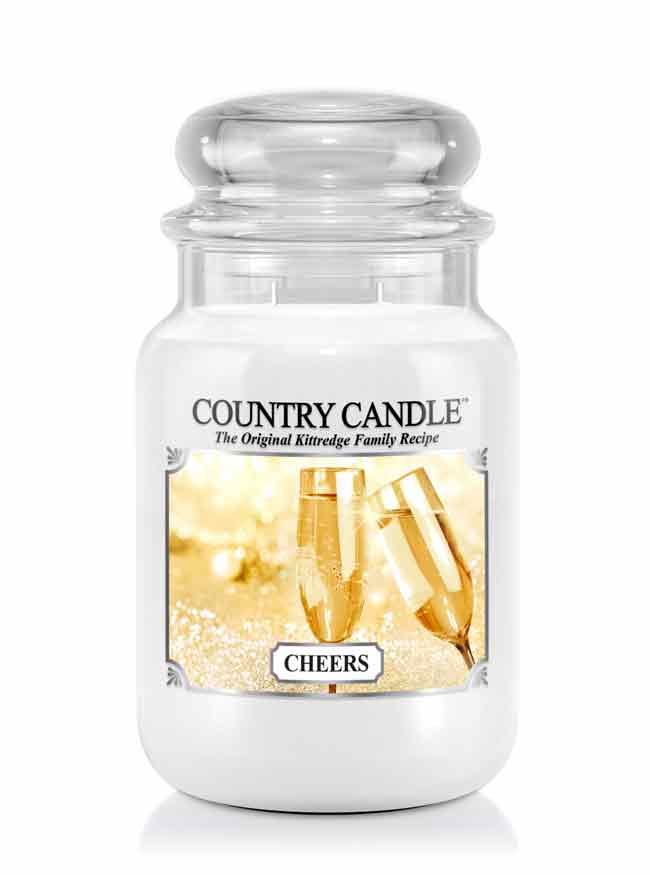 Country Candle Cheers μεγάλο αρωματικό κερί 2 φυτιλιών (652 g)