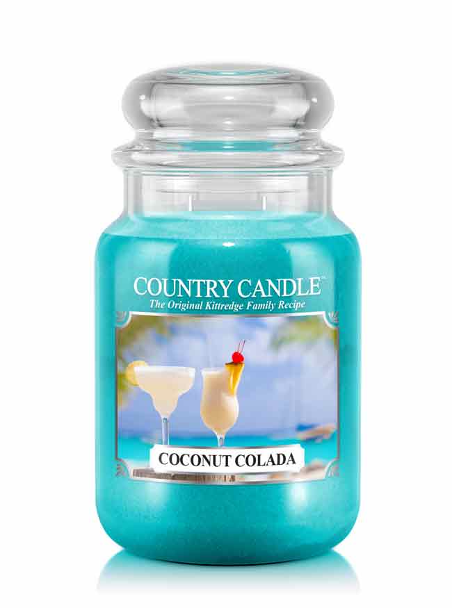 Country Candle Coconut Colada μεγάλο αρωματικό κερί 2 φυτιλιών (652 g)