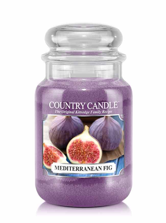 Country Candle Mediterranean Fig μεγάλο αρωματικό κερί με 2 φυτίλια (652 g)