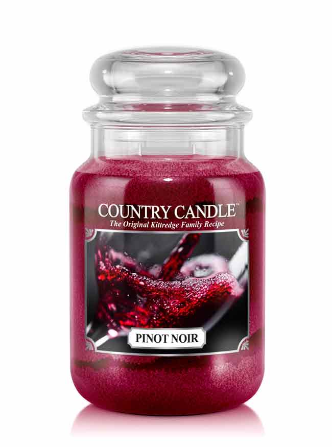 Country Candle Pinot Noir μεγάλο αρωματικό κερί 2 φυτιλιών (652 g)