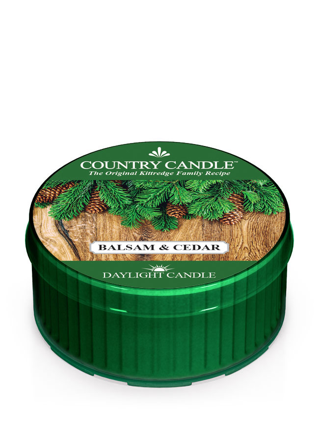 Country Candle Αρωματικό κερί με βάλσαμο και κέδρο (35 g)