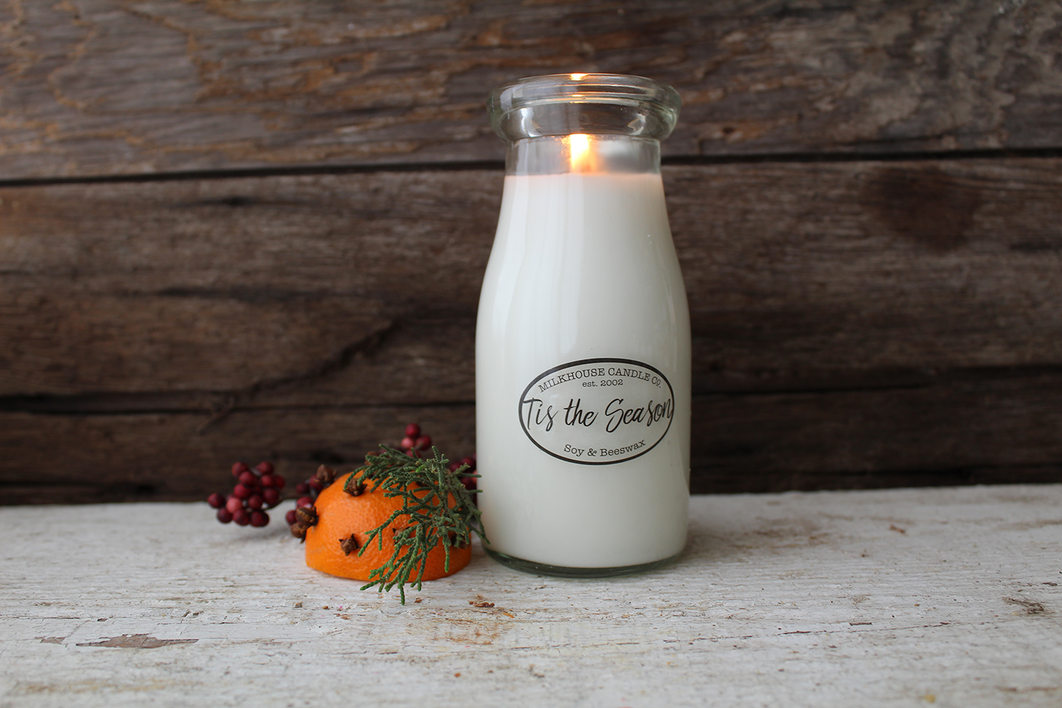 MILKHOUSE CANDLE Αρωματικό κερί Tis the Season MILKBOTTLE (227 g)