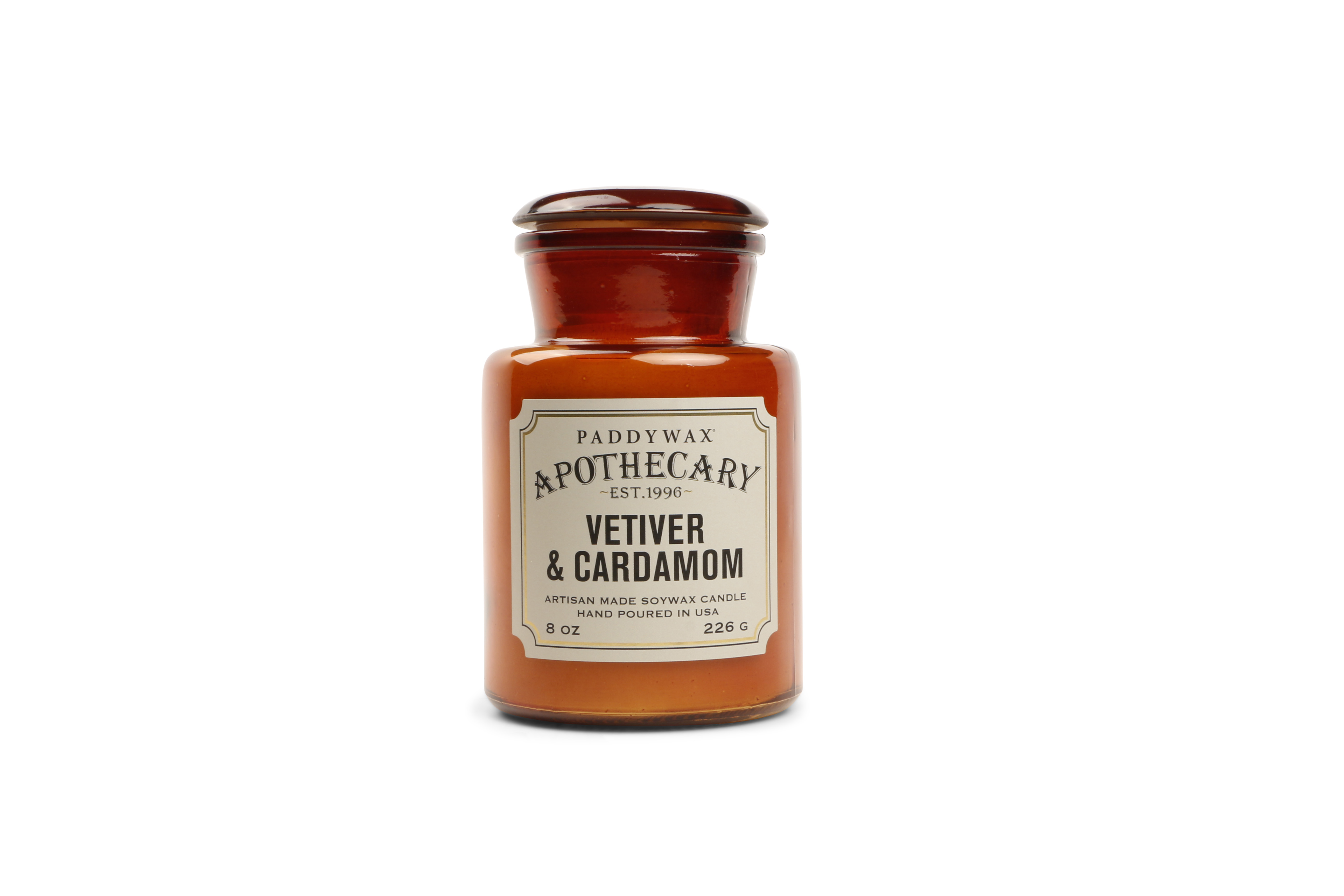 Αρωματικό κερί Paddywax Apothecary VETIVER & CARDAMOM (8oz / 226g)