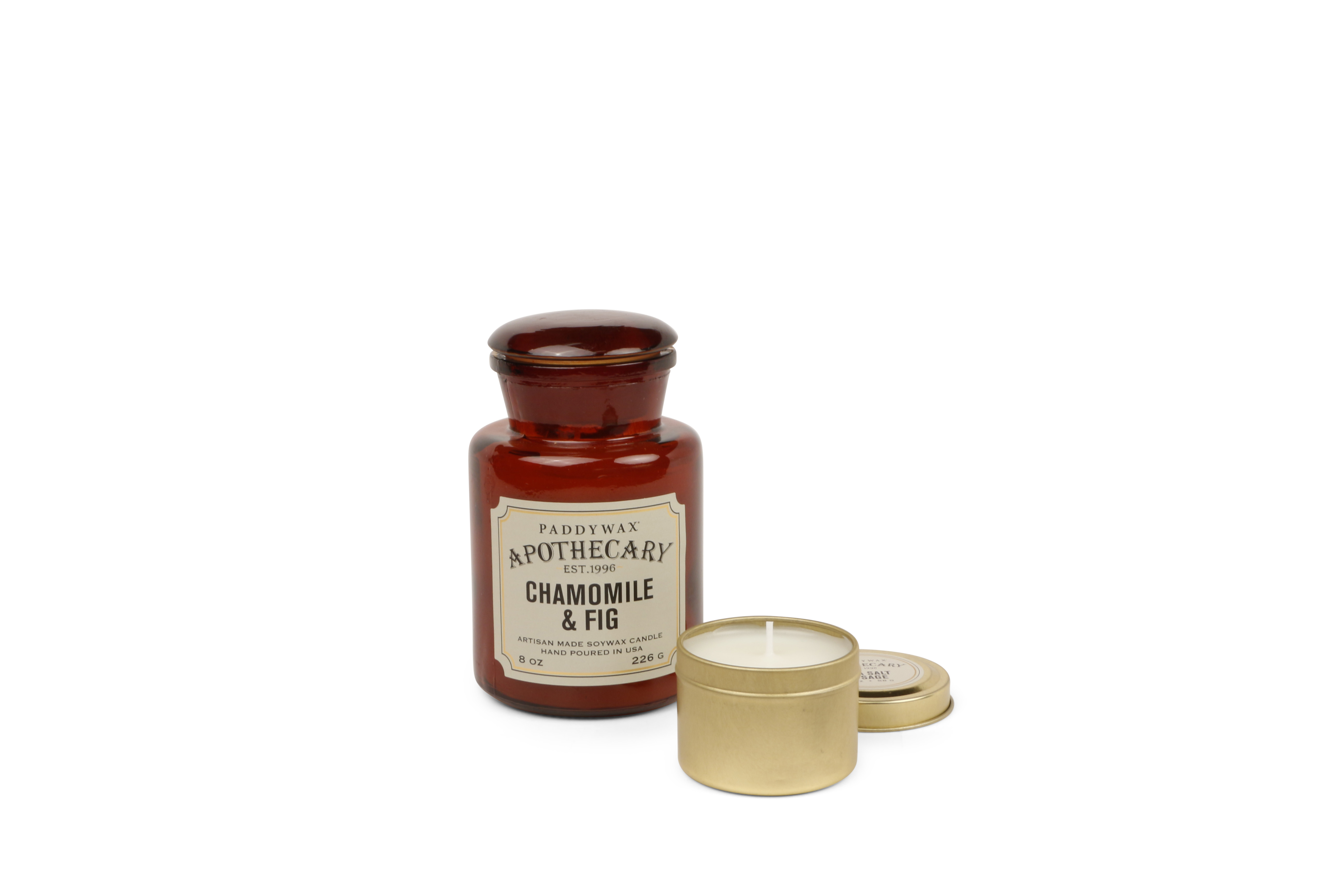 Αρωματικό κερί Paddywax Apothecary CHAMOMILE & FIG (8oz / 226g)