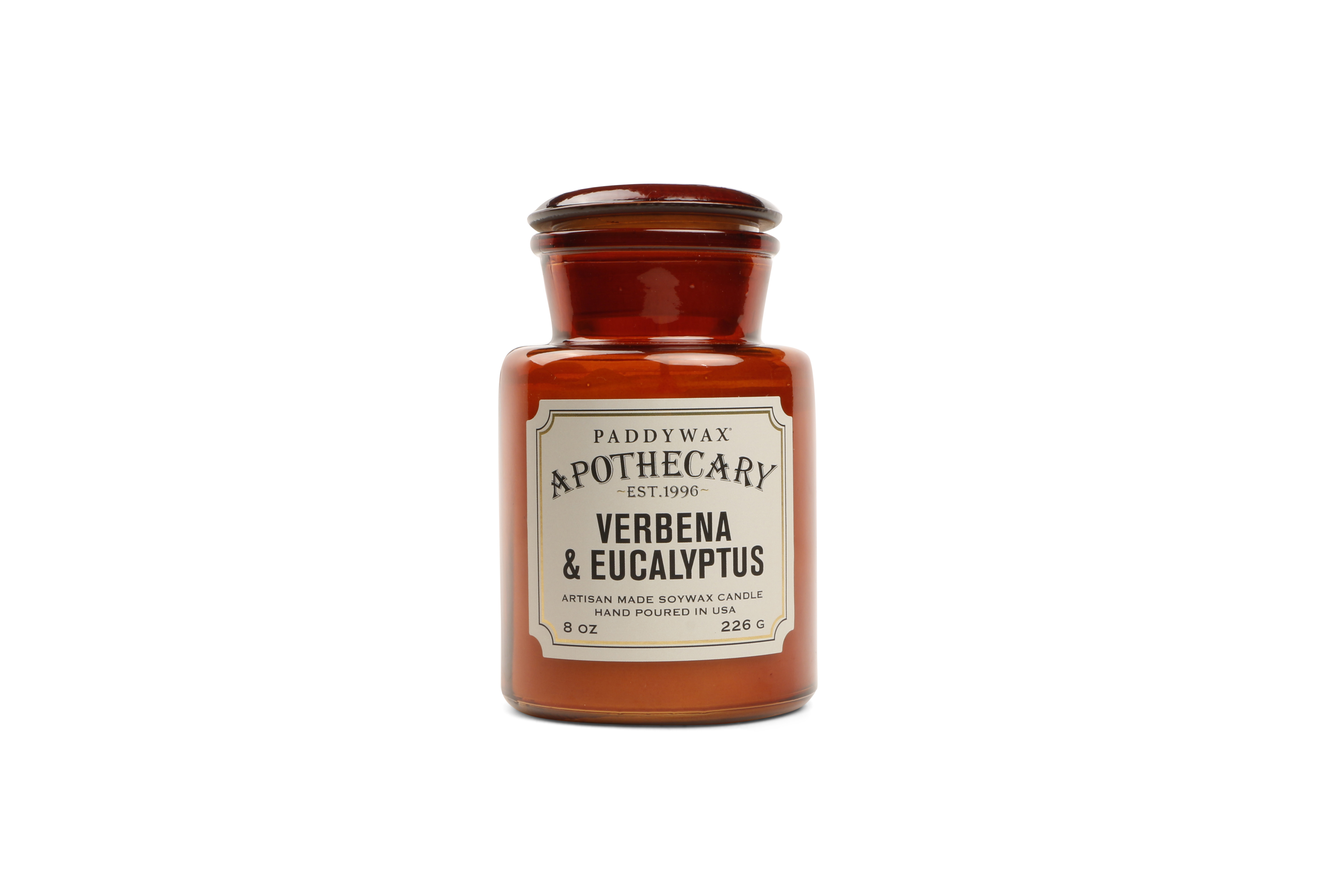 Αρωματικό κερί Paddywax Apothecary VERBENA & EUCALYPTUS (8oz / 226g)