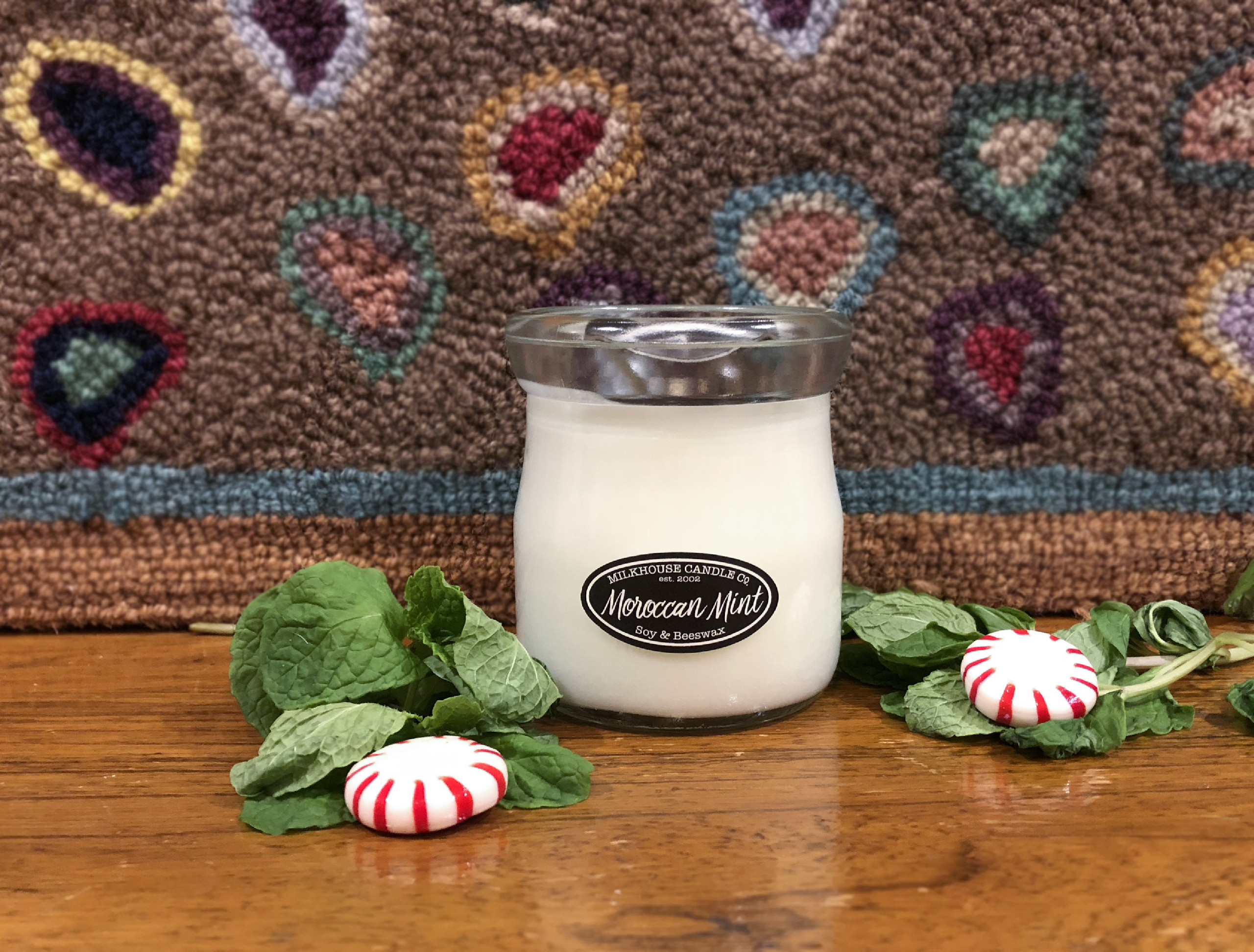 MILKHOUSE CANDLE Μαροκινό κερί με άρωμα μέντας CREAM VAR (142 g)