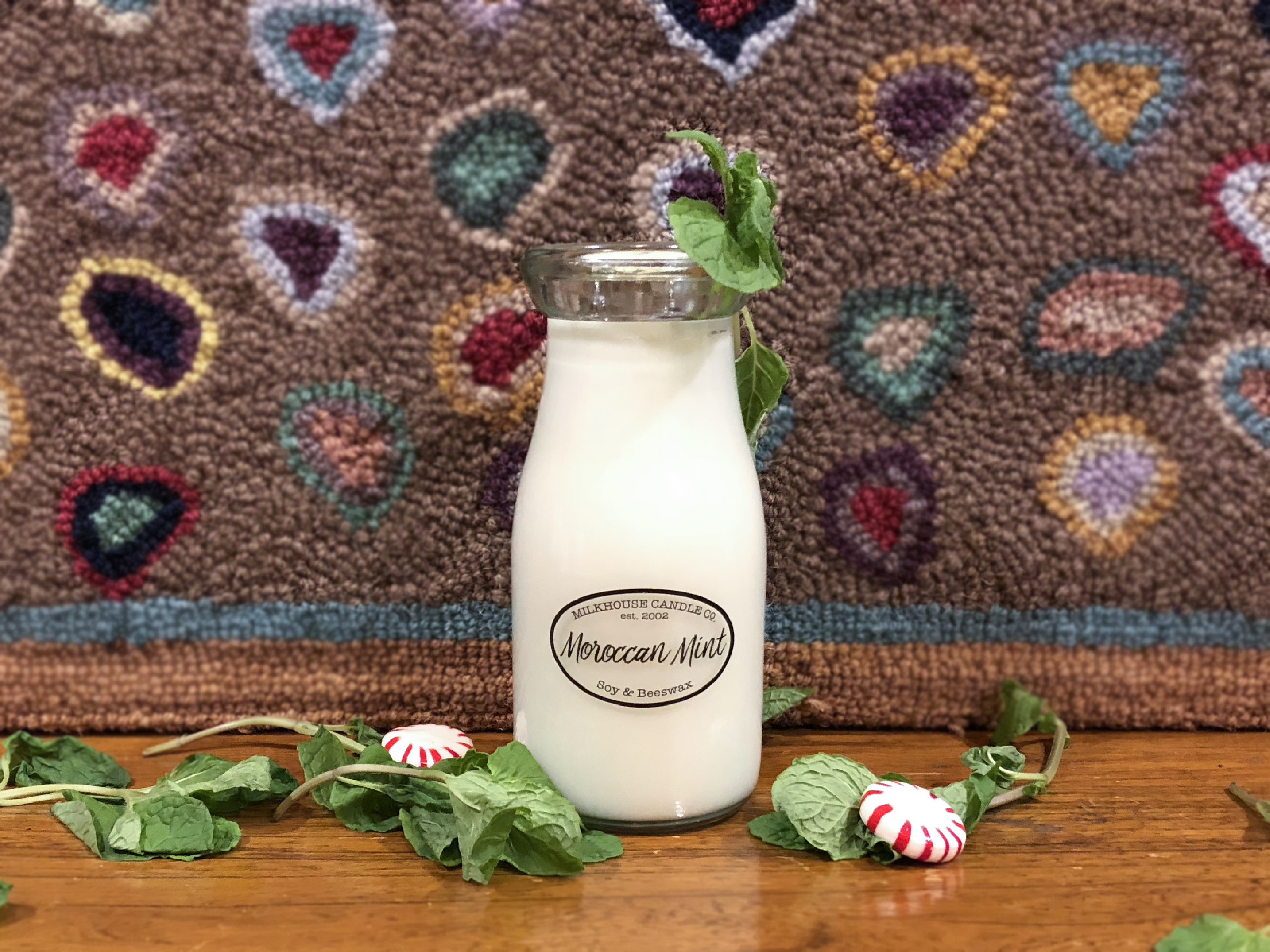 MILKHOUSE CANDLE Μαροκινό κερί με άρωμα μέντας MILKBOTTLE (227 g)