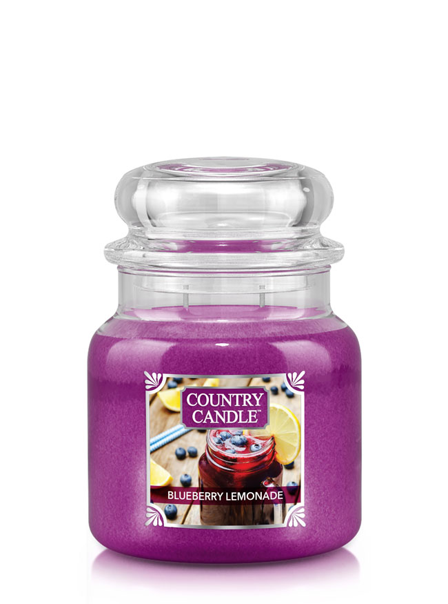 Country Candle Blueberry Lemonade μεσαίο αρωματικό κερί 2 φυτιλιών (453 g)