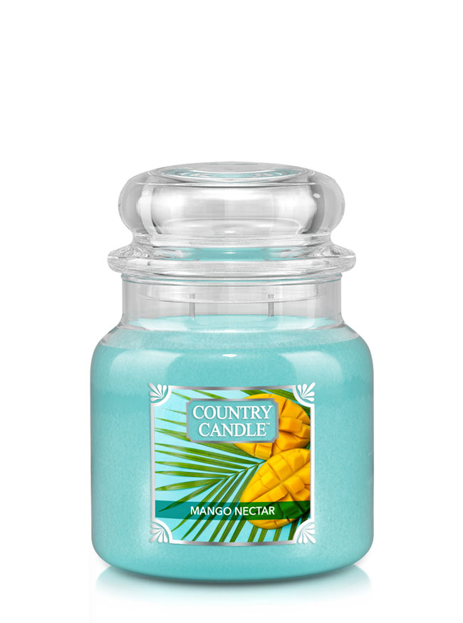 Country Candle Κερί με άρωμα Mango Nectar μεσαίο 2-φιτίλι (453 g)