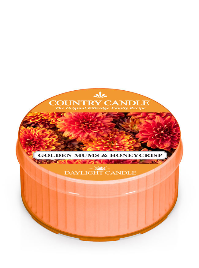 Country Candle Golden Mums & Honey Crisp Tonka αρωματικό κερί (42 g)