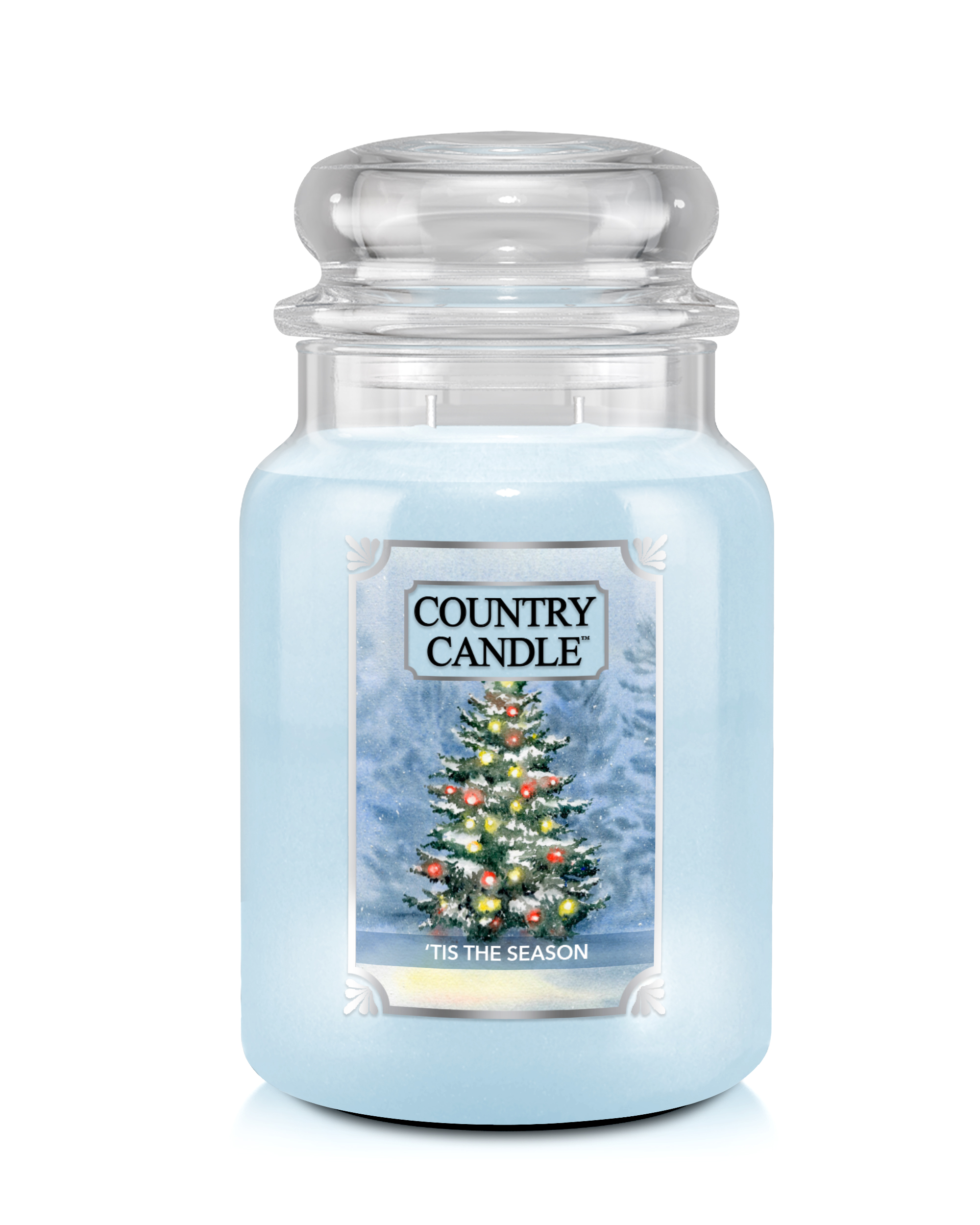 Country Candle Tis the Season μεγάλο αρωματικό κερί με 2 φιτίλι (737 g)