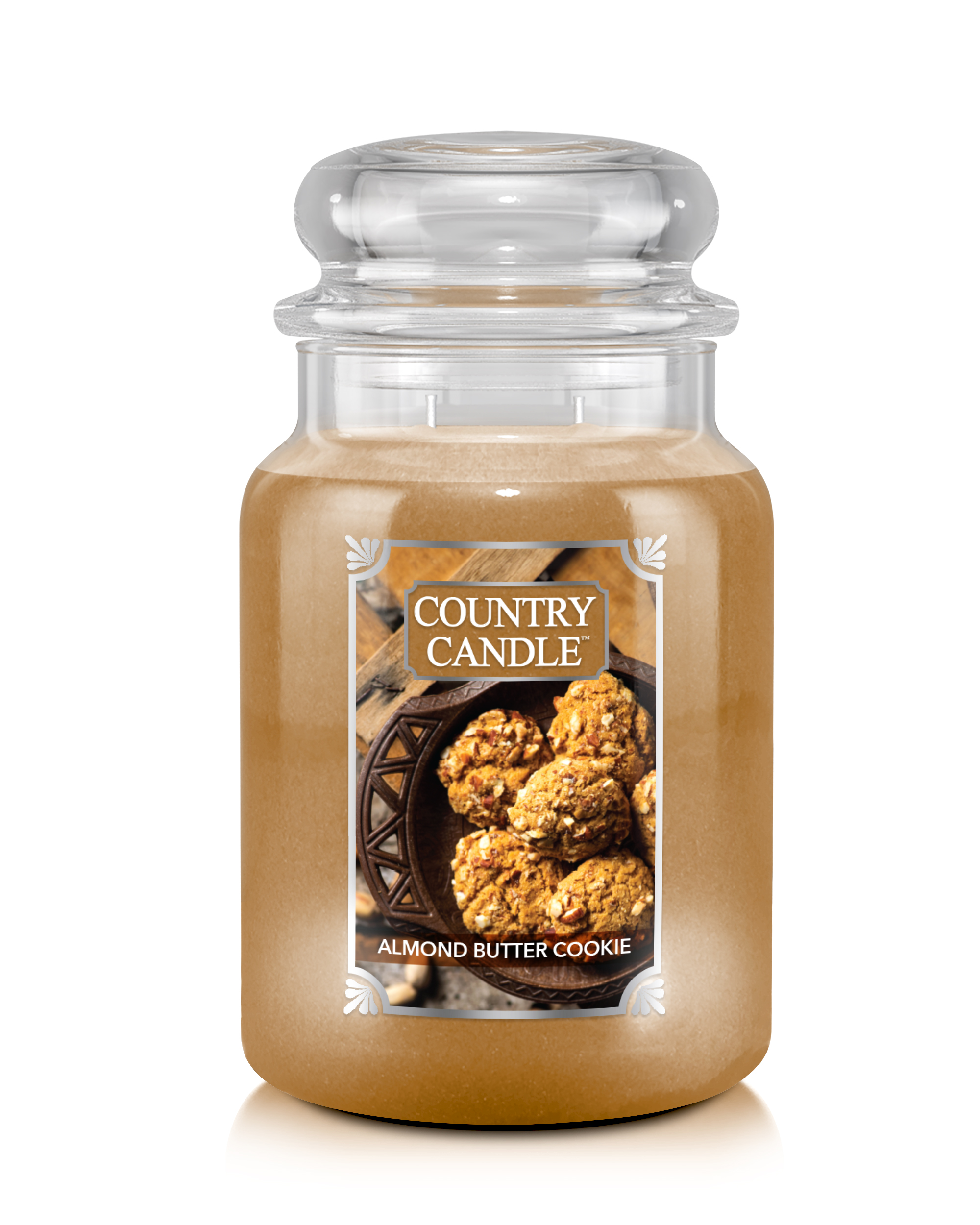 Μπισκότα Country Candle Ammond Butter Cookies μεγάλο αρωματικό κερί με 2 φυτίλια (737 g)