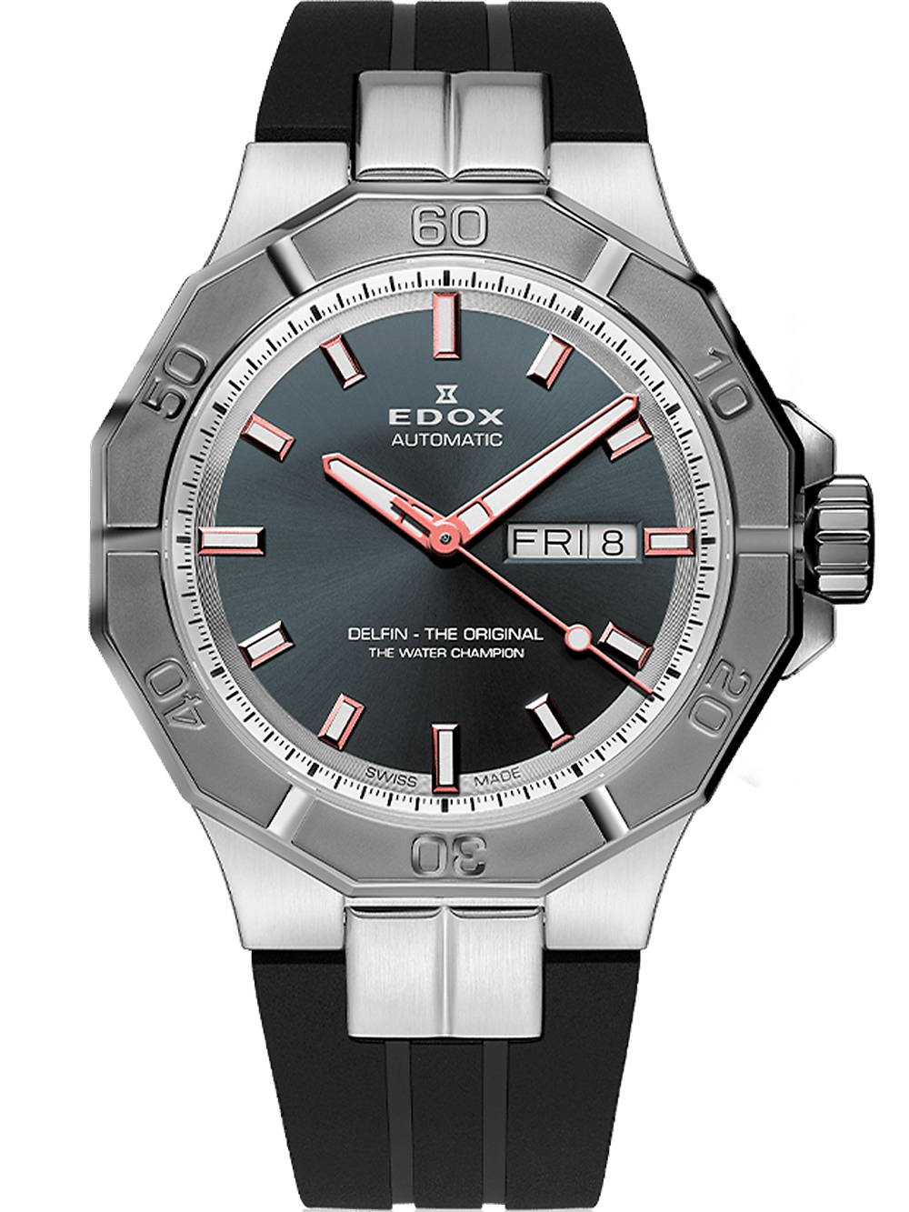 Edox 88008-3GCA-BGO Delfin Day-Date