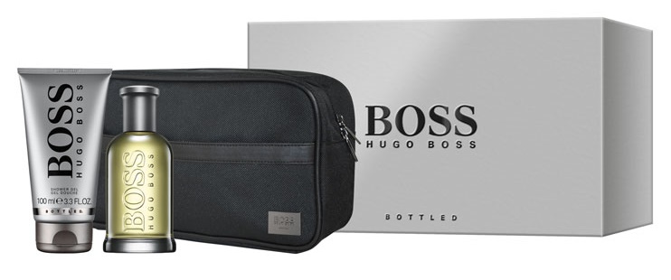 Hugo Boss No.6 Bottled Gift set, eau de toilette 100ml + αφρόλουτρο 100ml + σακούλα καλλυντικών