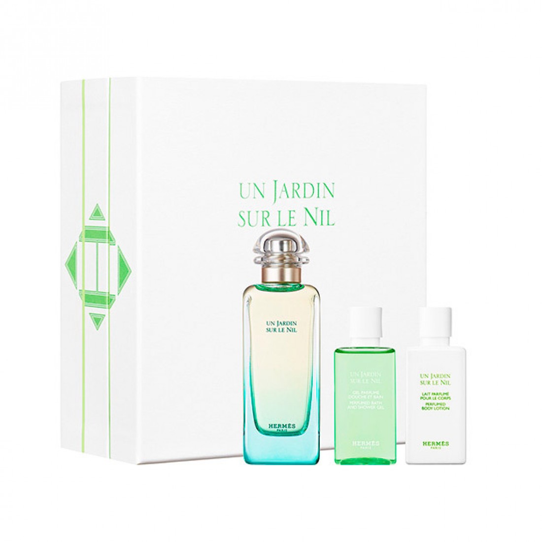 Σετ δώρου Hermes Un Jardin Sur Le Nil, eau de toilette 100ml + λοσιόν σώματος 40ml + αφρόλουτρο 40ml