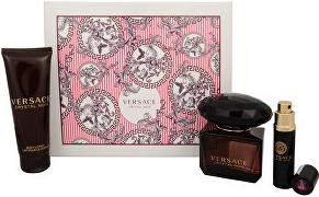 Σετ δώρου Versace Crystal Noir, eau de toilette 90ml + λοσιόν σώματος 100ml + eau de toilette 10ml