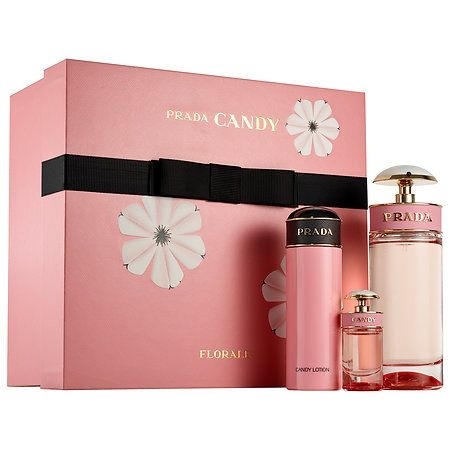 Σετ δώρου Prada Candy Florale, eau de toilette 80ml + eau de toilette 7ml + γαλάκτωμα σώματος 75ml