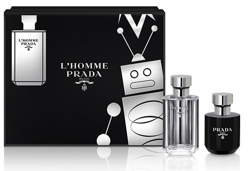 Σετ δώρου Prada L'Homme, eau de toilette 50ml + κρέμα ντους 100ml