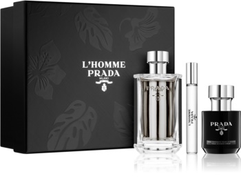 Σετ δώρου Prada L'Homme eau de toilette 100ml + eau de toilette 10ml + κρέμα ντους 100ml