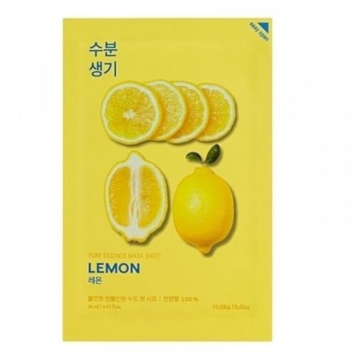 Toning sheet mask Lemon (Pure Essence Mask Sheet) 20 ml